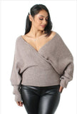 Chic & cozy taupe sweater