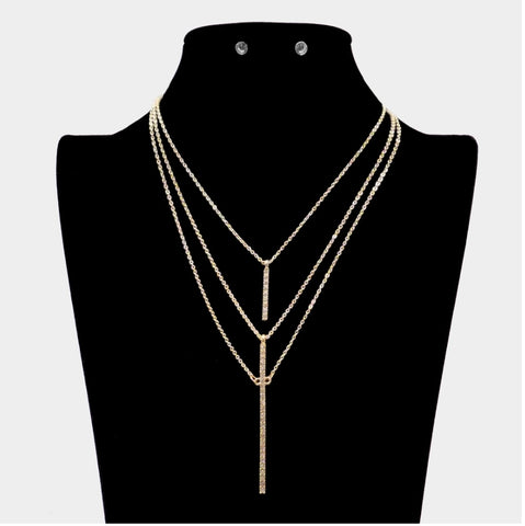 Triple layer necklace