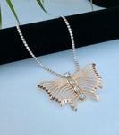 Butterfly collar necklace