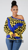 Leopard print sweaters