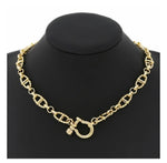 Mariner link short necklace