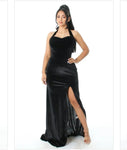 The head turner velvet gown