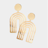 The cut out earrings